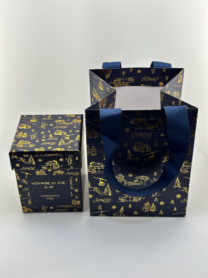 Après Ski Collection - Blue + Gold