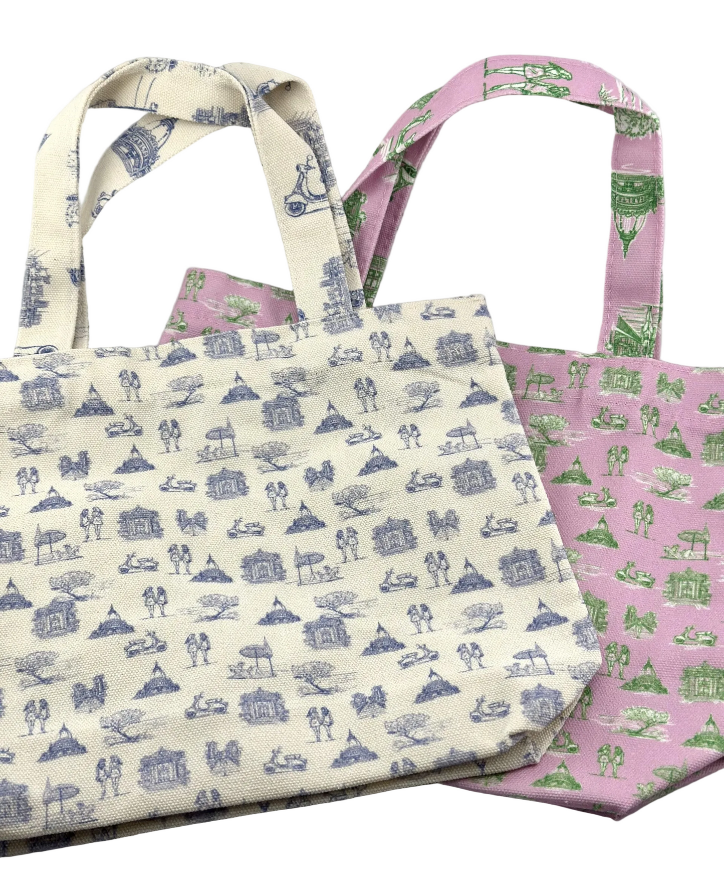 Les Vacances Toile Canvas Bags