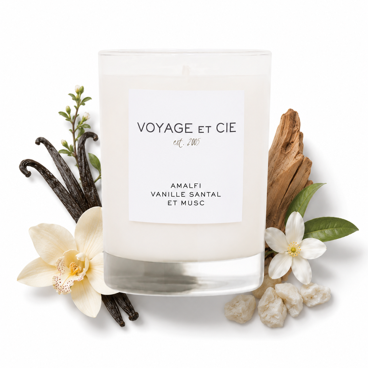 Vanille Santal et Musc Candle