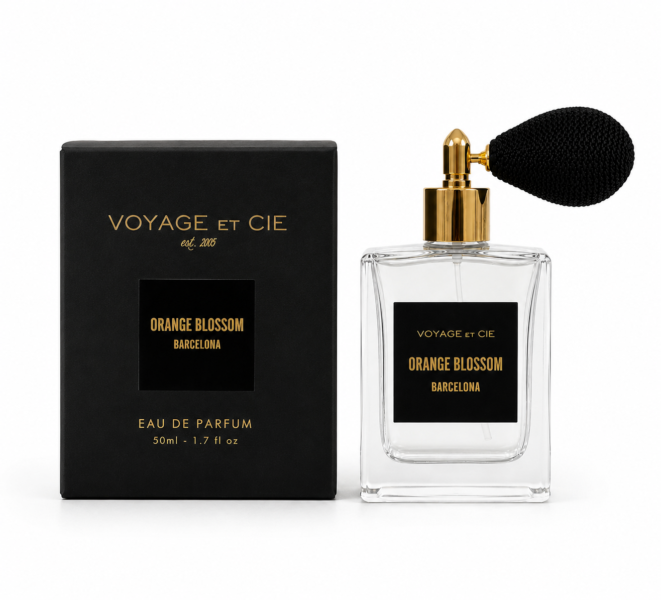 Parfum Spray with Pouf